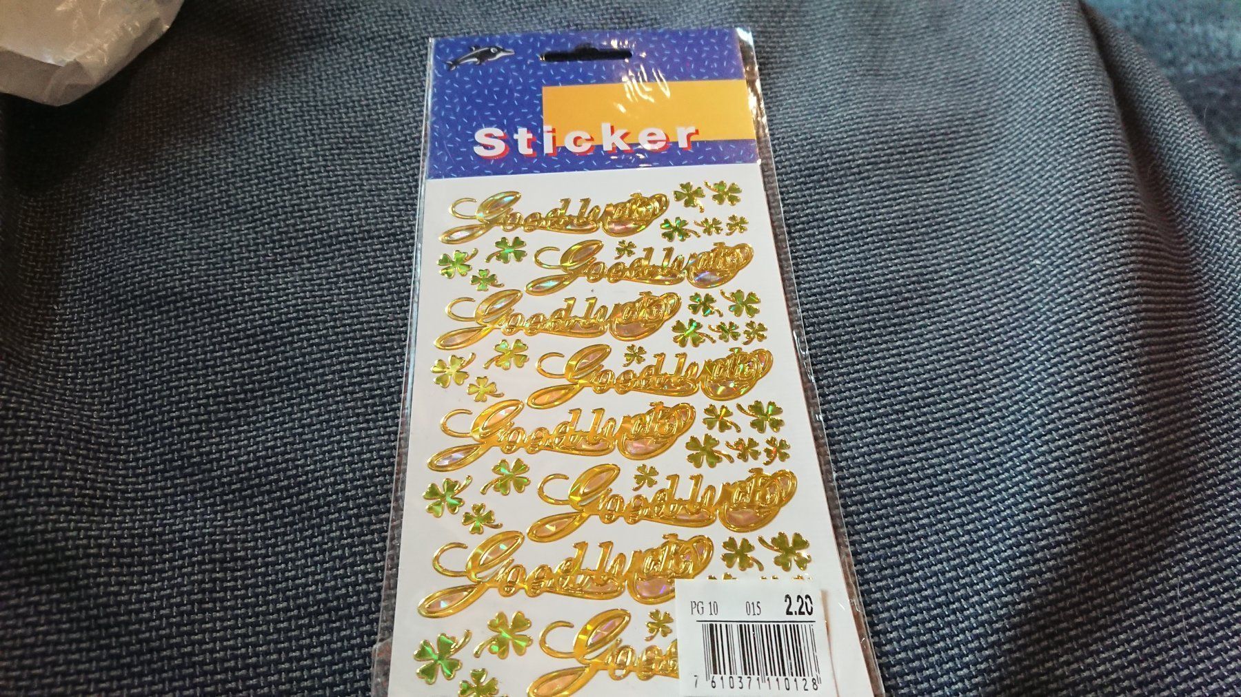 Aufkleber: Sticker "Good luck" – Gebraucht aus Ostermundigen von Krimskrams8