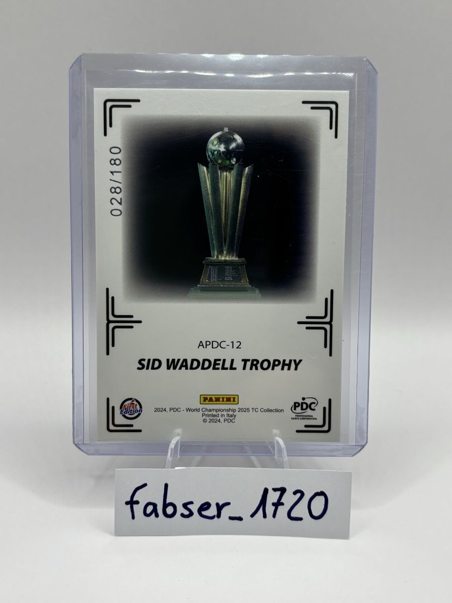 Panini Carte collezionabili: 2025 Panini PDC Darts Sid Waddell Trophy 28/180 – Nuovo (secondo la descrizione) da Ostermundigen venduto da fabser_1720 1