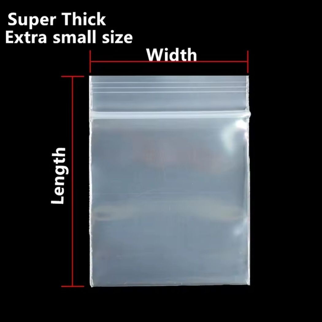 Behälter & Ähnliches: Mini Grip, Zip Lock 4x4cm EXTRA DICK Druckverschlussbeutel – Neu und originalverpackt aus Menziken von Mirager