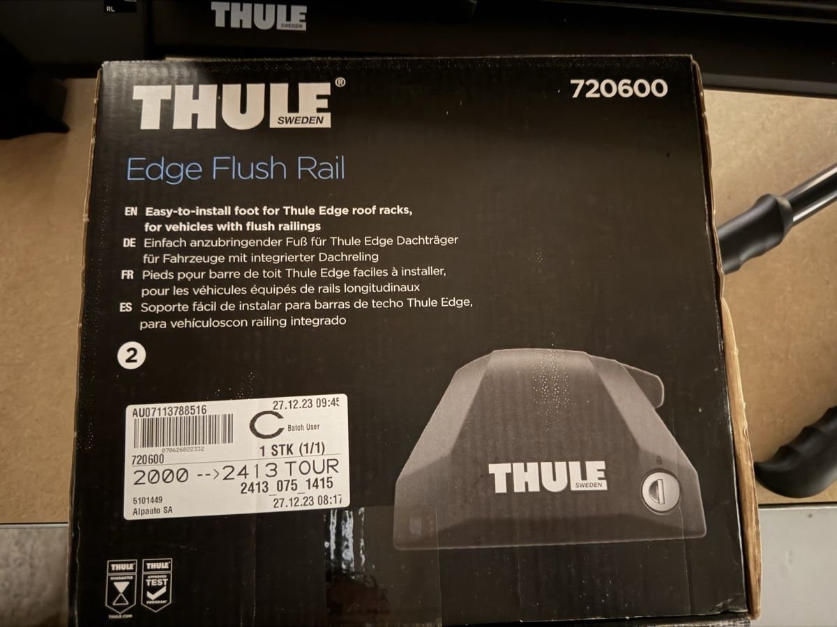 Thule Portapacchi: Thule porte ski rail winter Jeep Compass – Usato da Geneve venduto da allgood2010 1