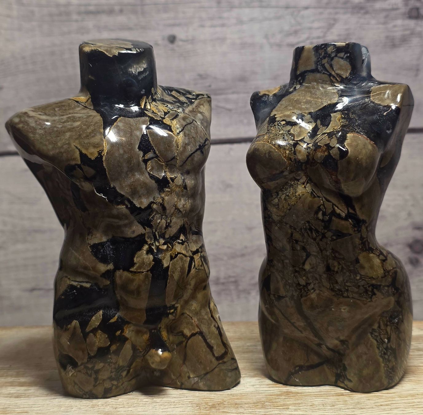 Minerali & Pietre curative: Vulkanachat Body Paar 1.43kg – Nuovo e nell'imballaggio originale da Matzingen venduto da Shay_Crystalz