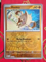 Mankey - Pokemon Reverse Holo Scarlet Violet Base