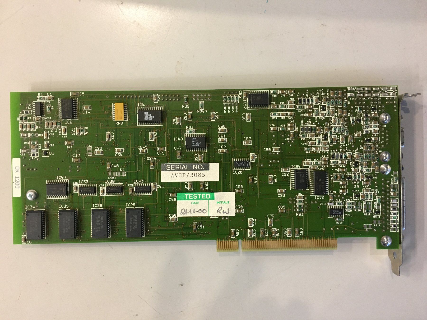 Componenti elettronici: Synoptics Card AVGP3 ISS1  AVGP/3085 – Usato da Basel venduto da Pbuergiss 3