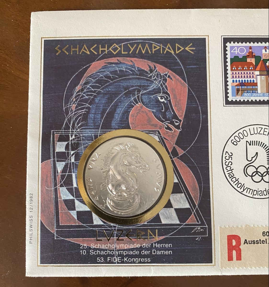 Medaglie: Médaille Hans Erni 1982: Mat – Usato da Genève venduto da Mar7319 2
