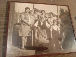 Alte Schwarzweiss-Fotografie, Familienportrait, Vintage!
