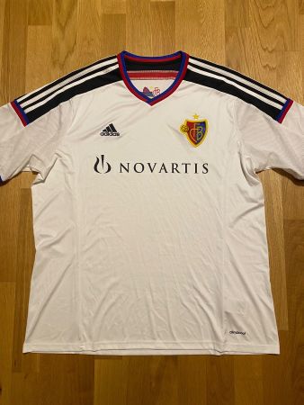 ORIGINAL FC BASEL TRIKOT MAILLOT FCB 2014/15 BALE ADIDAS XXL