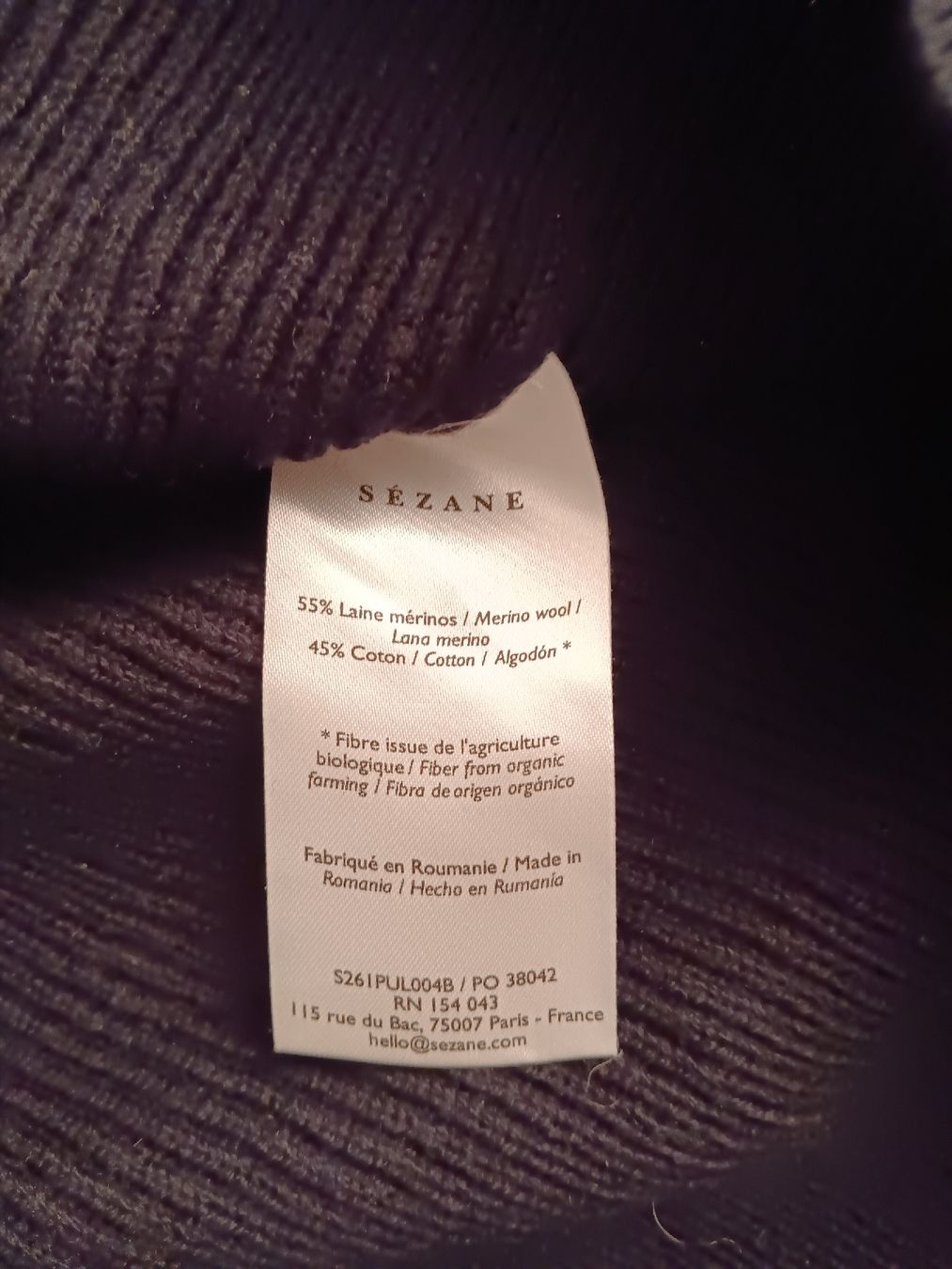 Sezane Maglioni & Felpe: Pull Claudio Sézane- taille M – Usato da Lausanne venduto da Grabock 4