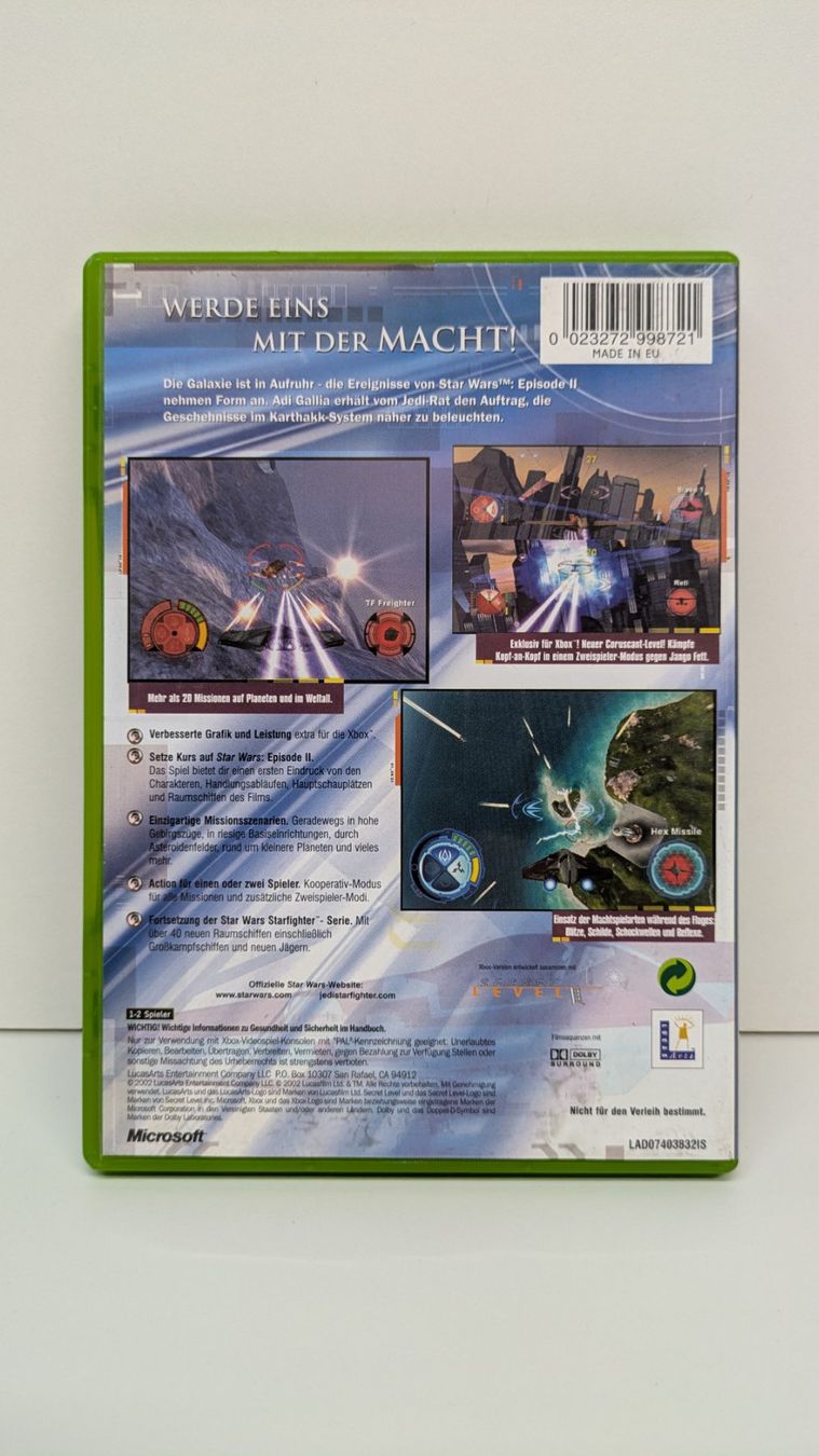 Spiele: Star Wars: Jedi Starfighter - Xbox Classic – Neu und originalverpackt aus Menziken von mame18 2