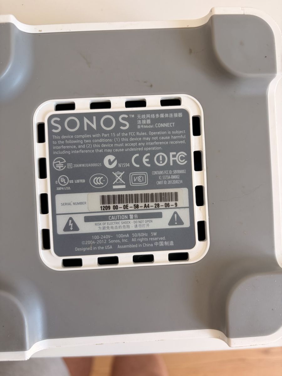 Sonos Amplificatori: Sonos amp connect – Usato da Naters venduto da Headliner88 2