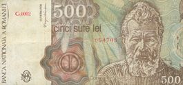 500 Lei Rumänien (April 1991) Romania