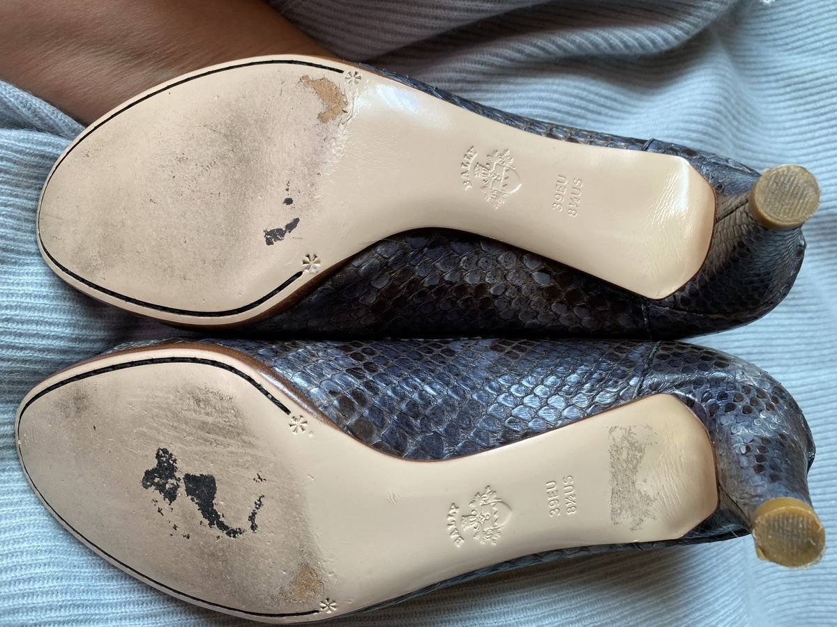 Bally Scarpe da donna: Bally Escarpins en cuir serpent 39 – Usato da Geneve venduto da Monthoux13 3