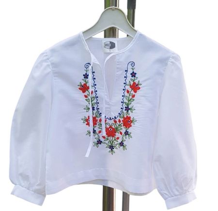 Trachtenbluse Kind 1970er