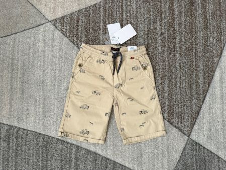 Shorts Mayoral Gr.116 NEUE Farbe Beige mit Autos und Zebras