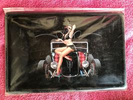 Pin up hot rod v8 flathead