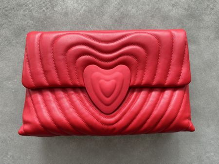 Escada Tasche Rita Ora Rot Herz Design - Wie Neu!
