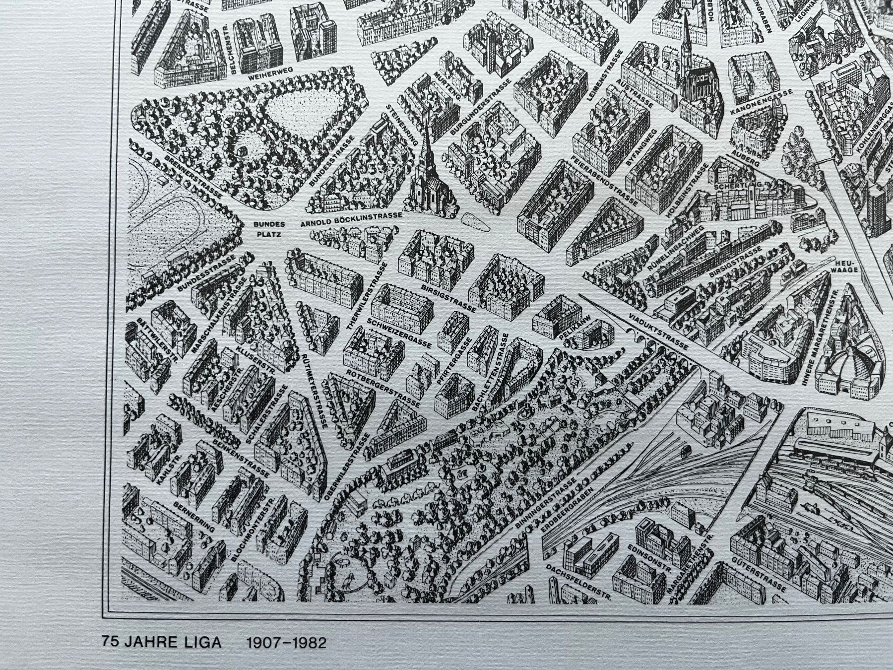 Cartine & Atlanti: Seltener und sehr besonderer Basler Stadtplan – Usato da Basel venduto da pat_yp5k 2