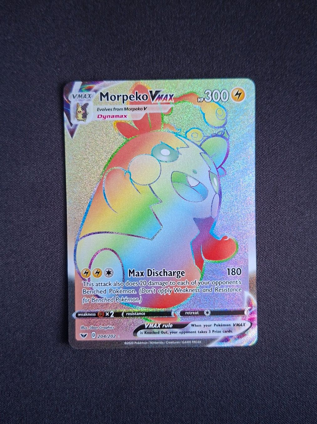 Pokémon Carte collezionabili: Pokémon Morpeko Vmax 204/202 - English – Usato da Valeyres-sous-Rances venduto da gegg 1