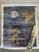 Diamond Painting Wellensittich (eckige Steine) 55 x 70 cm