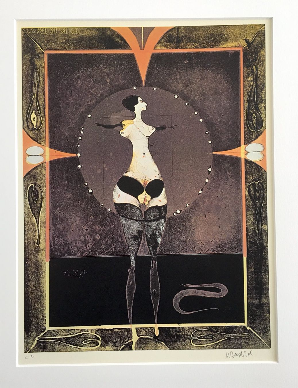 Grafica & Litografie: Paul Wunderlich    "Eva II"      Druck – Usato da Nennigkofen venduto da Schamane75 2