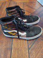 Vans, Taille 38, Motifs Flammes 🔥 - Comme Neuf!