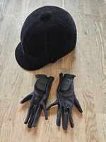 Kinder Reithelm inkl.Handschuhe