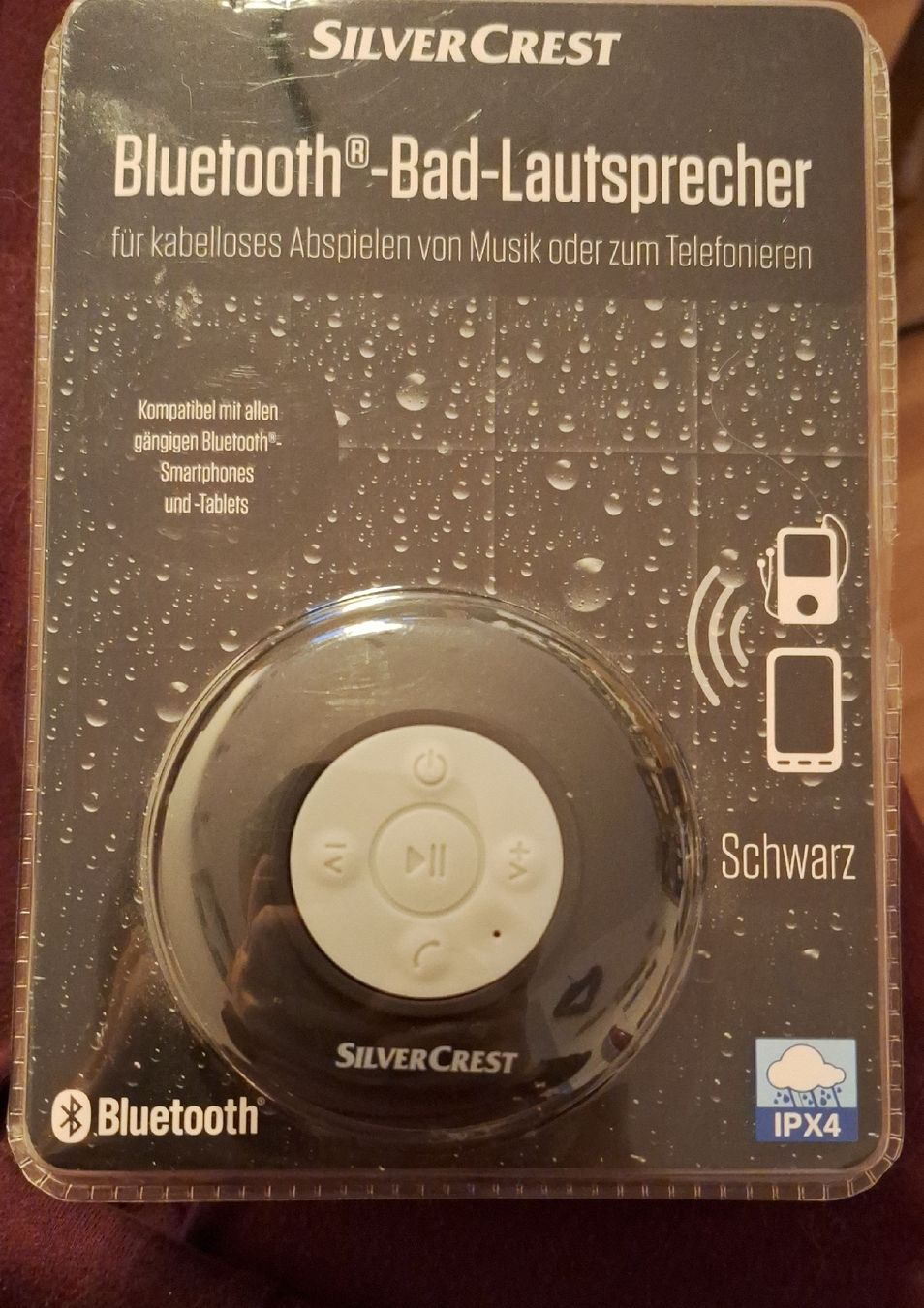SilverCrest Casse acustiche: Wasserfester Bluetooth Lautsprecher SilverCrest Neu – Nuovo (secondo la descrizione) da Zürich venduto da rotezora67
