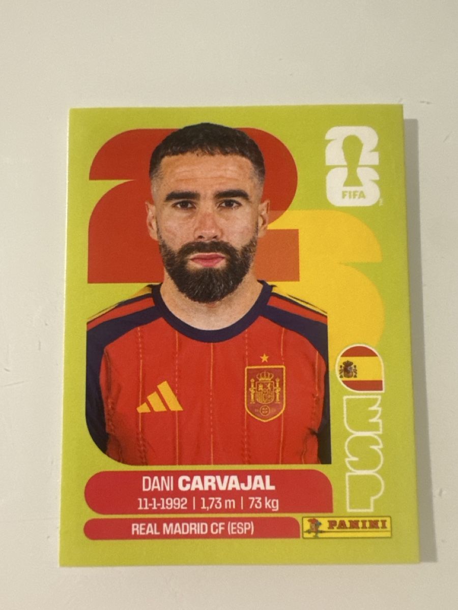 Panini Carte collezionabili: Panini 2026 Dani Carvajal ESP7 – Nuovo (secondo la descrizione) da Bern venduto da akl_sy9s