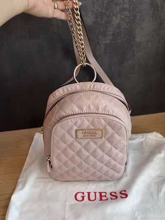 Rucksack Guess rosa Steppoptik neuwertig