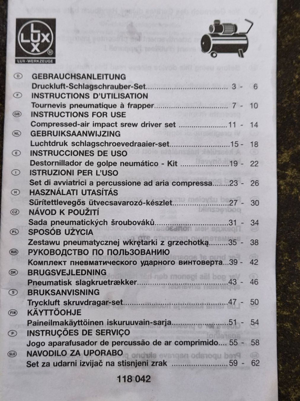 Lux Tous les outils: Druckluft-Schlagschrauber – D'occasion à Detligen par Masie 2