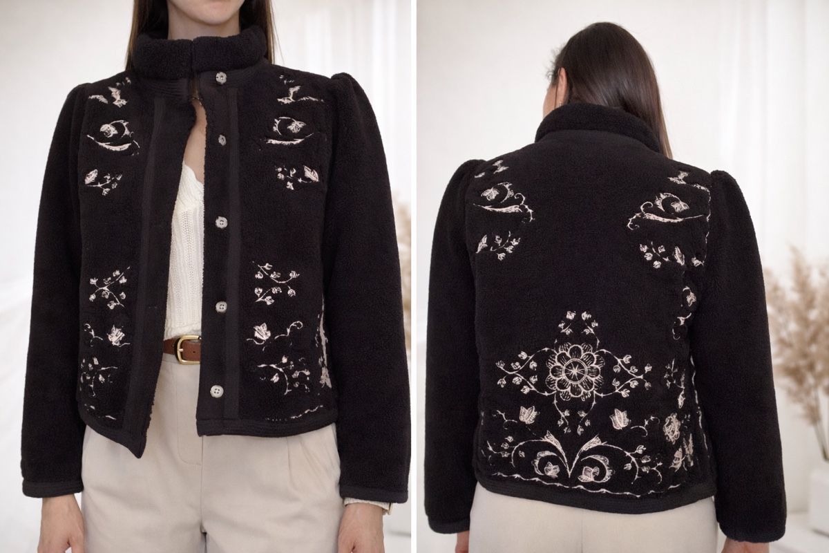 Giacche: Antik Batik Embroidered Black Jacket, Size M, Cozy! – Nuovo (secondo la descrizione) da Zug venduto da gut_kgt6