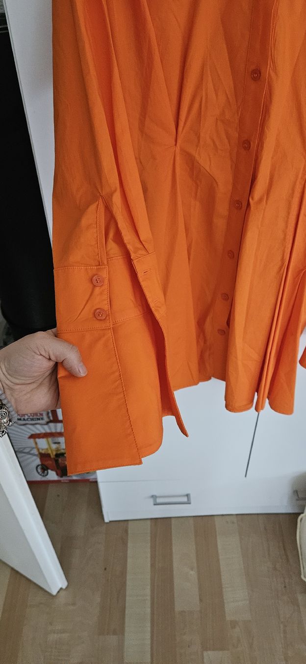 Pinko Vestiti: PINKO Orange Baumwollkleid Gr. 38 – Usato da Hellbühl venduto da Veci02 2