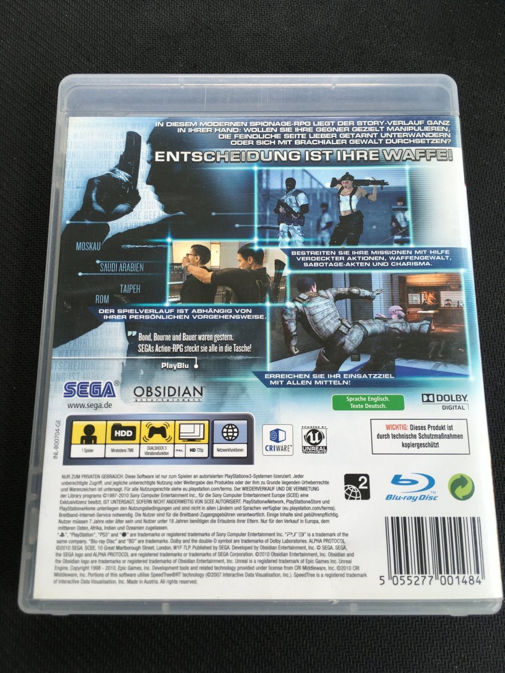 Sony Giochi: Alpha Protocol - Playstation 3 / PS3 – Usato da St.Gallen venduto da sjosjo 1