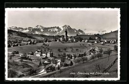 Speicher, Ortsansicht mit Säntiskette