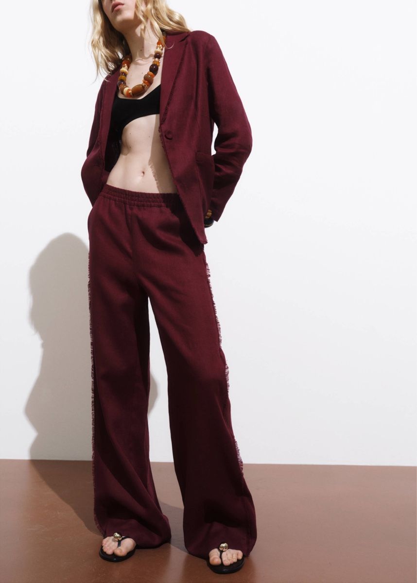 Mango Pantaloni: Mango Trouser Linen  – Nuovo (secondo la descrizione) da Sorens venduto da purpureta