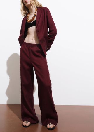 Mango Trouser Linen 
