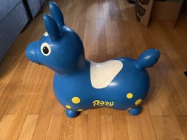 Rody Hüpfpferd blau – Hüpfpony / Hüpftier für Kinder