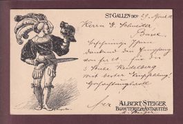 ST. GALLEN - Albert Steiger Bijouterie - 1902