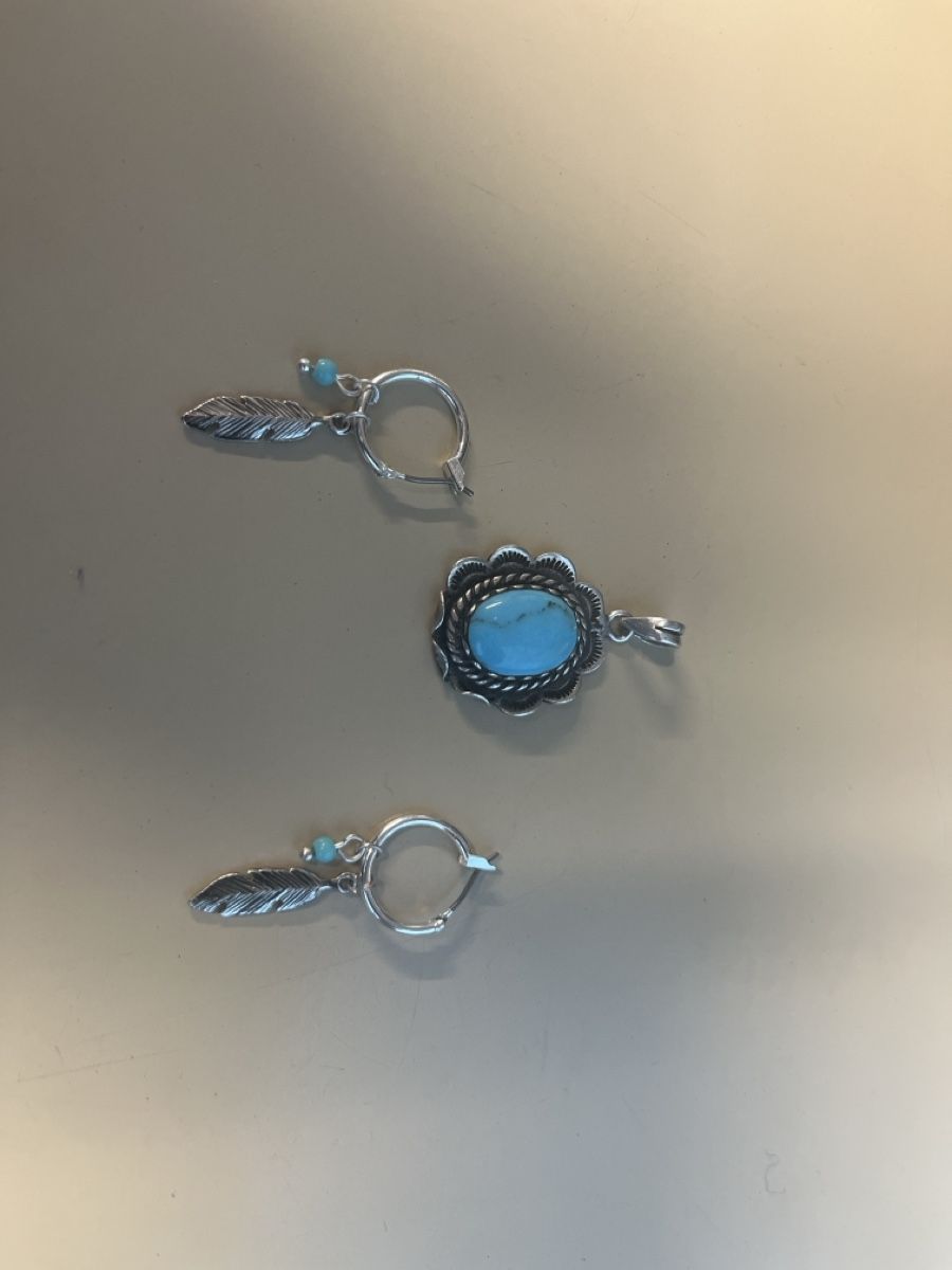 Ciondoli: Native American Türkis Schmuckset – Usato da Utzigen venduto da PeterW011
