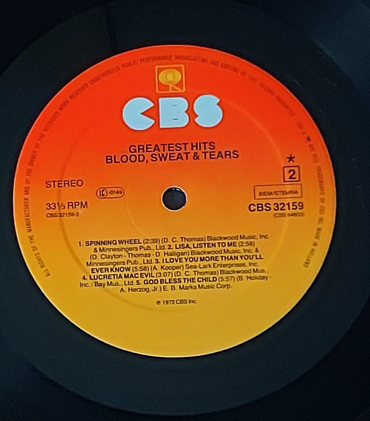 Dischi in vinile: LP - BLOOD, SWEAT & TEARS - GREATEST HITS – Usato da Steckborn venduto da Quo7 2