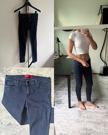 HUGO BOSS Damenjeans – Grösse S (26) – Marineblau 