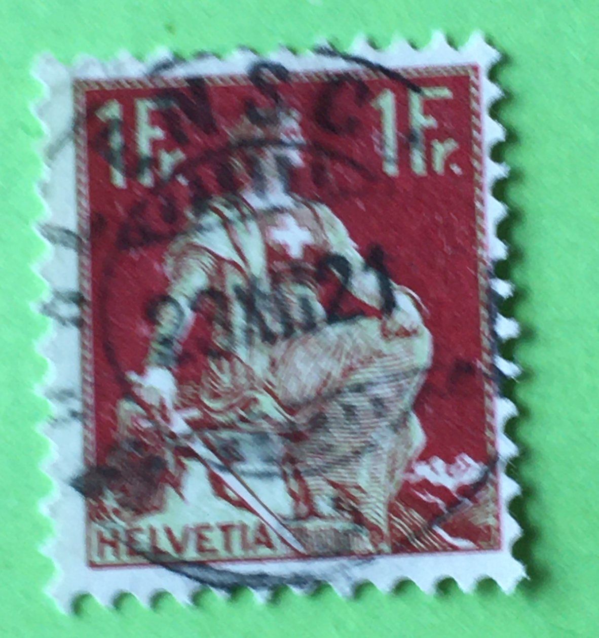 Tutti i francobolli: Helvetia mit Schwert  mit Stempel    – Usato da Aarau venduto da Billa007
