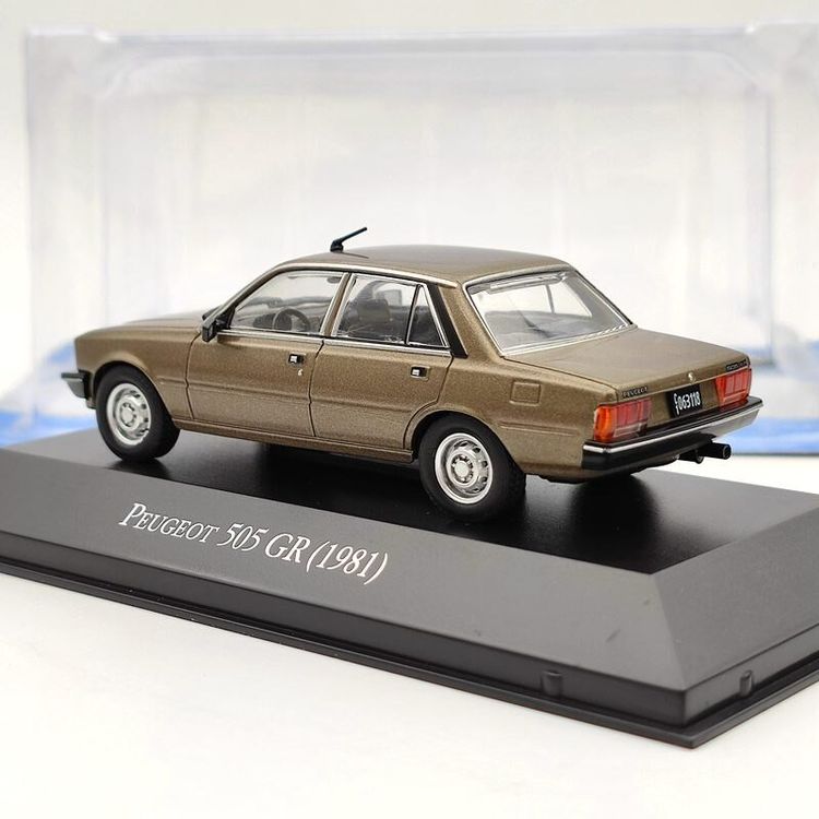 Ixo 1/43 Peugeot 505 GTI 1984 – Grise – Collection Miniature