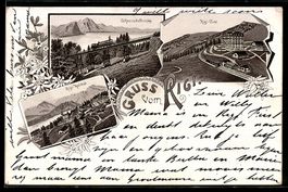 Litho Rigi, Schweizerbrücke, Rigi-First