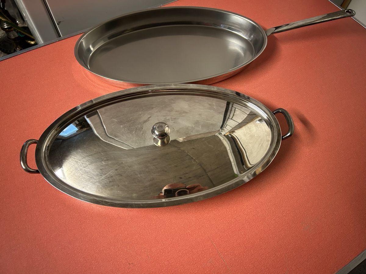 Padelle: Spring Silinox Bräter Oval, Pfanne - Swiss Made! – Usato da Lanzenhäusern venduto da vic63 3