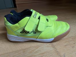 Kappa Hallenschuhe, Gr. 31, Neon Gelb