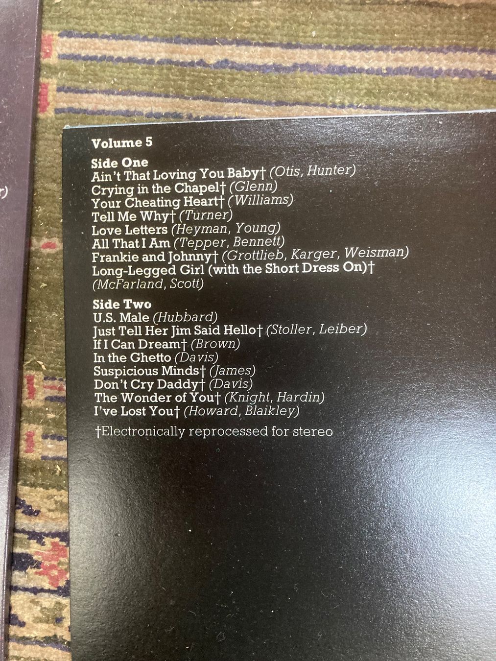 Dischi in vinile: Presley Elvis - BOX mit 6 Lp's - neuwertig – Usato da zürich venduto da papalapa 3