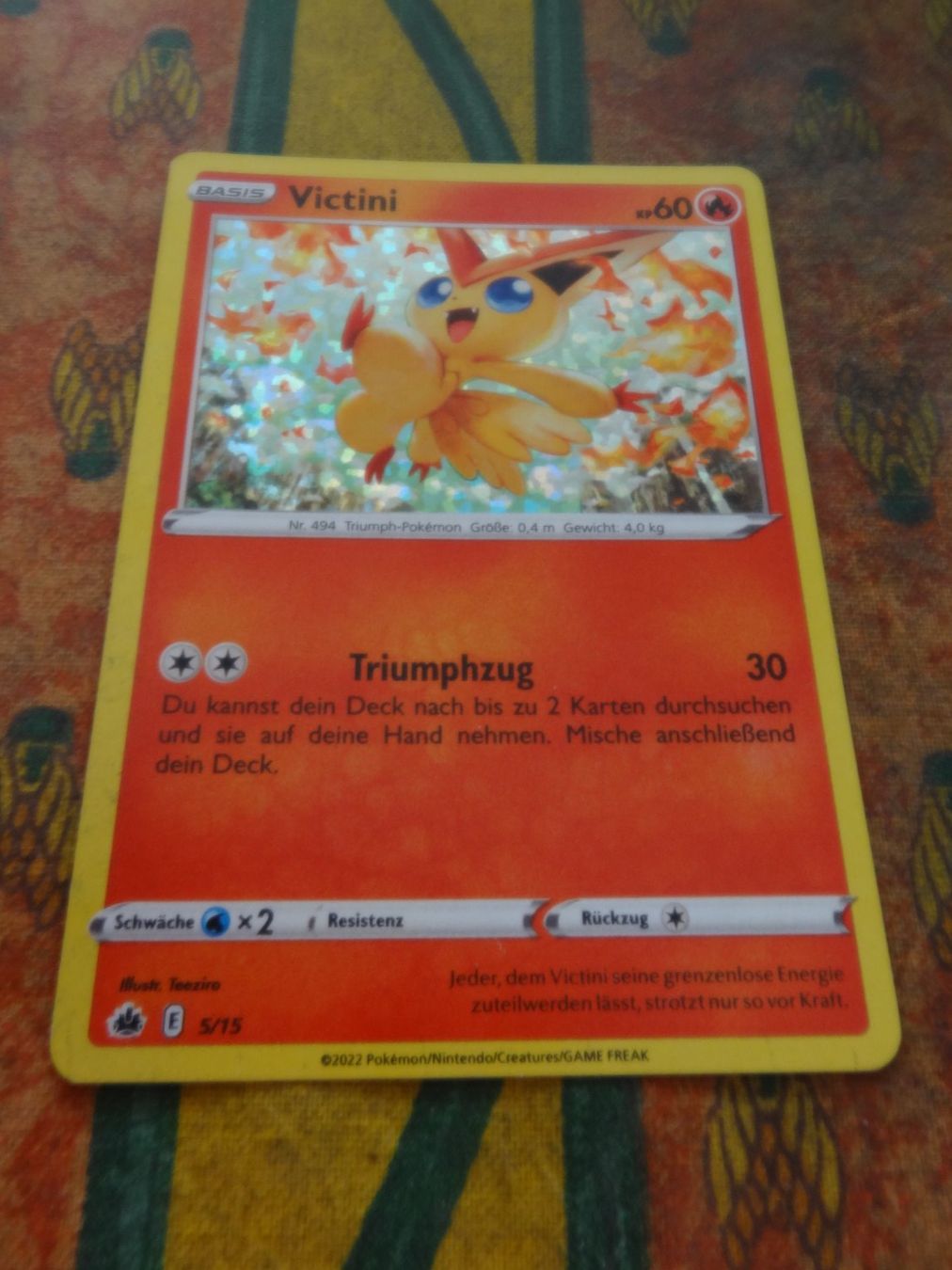Pokémon Carte collezionabili: POKEMON  Victini  E  5/15  KP60  2022 – Usato da Romanel-sur-Lausanne venduto da Swift13