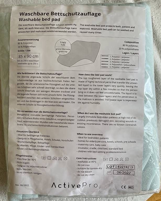 Biancheria da letto: Waschbare Bettschutzunterlage – Usato da Biel-Bienne venduto da Only3 1
