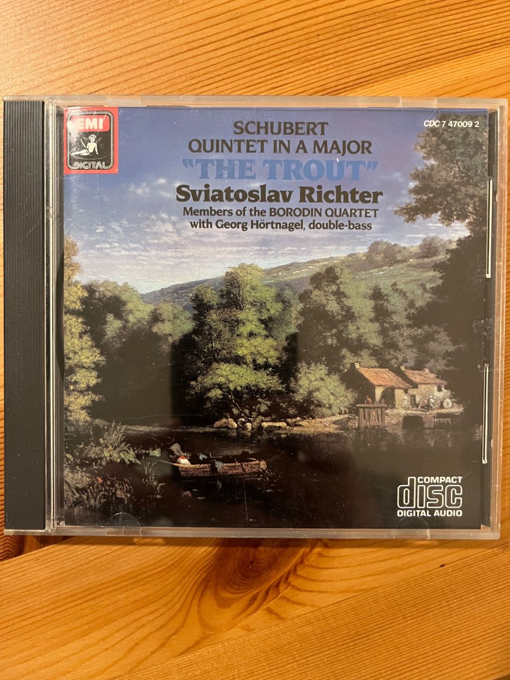 CD: FRANZ SCHUBERT - THE TROUT - SVIATOSLAV RICHTER – Usato da Lausanne venduto da sbar224
