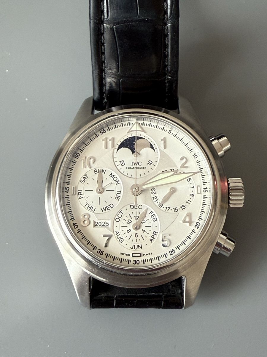 IWC Orologi: IWC Spitfire Chrono mit ewigem Kalender – Usato da Obfelden venduto da deisy2 1